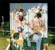 Dick und Doof bei der Tortenschlacht